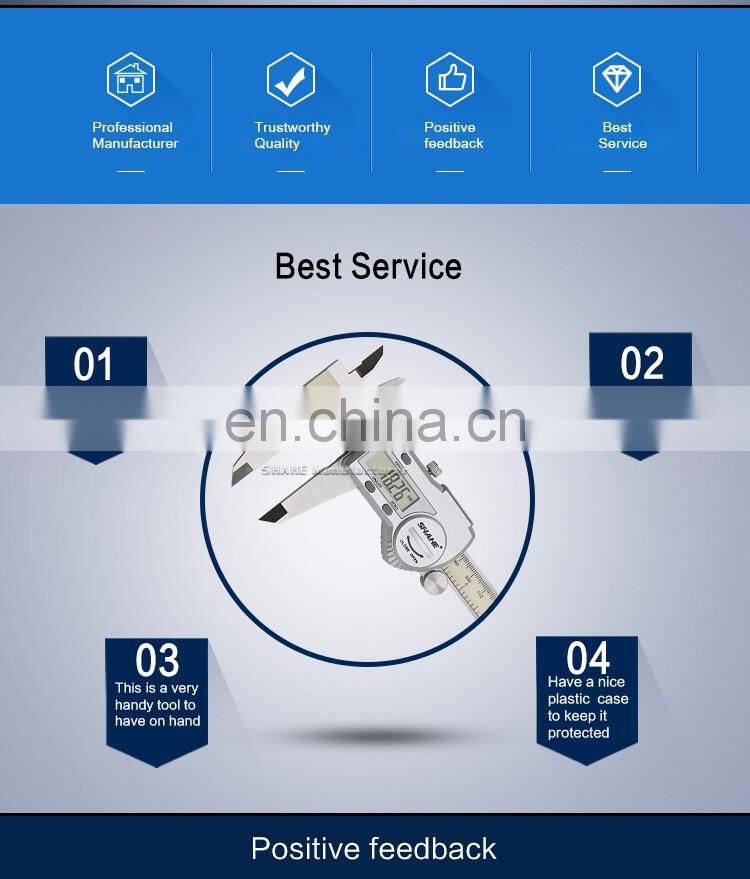 SHAHE IP54 0-200mm High quality digital vernier caliper stainless steel vernier caliper electronic caliper