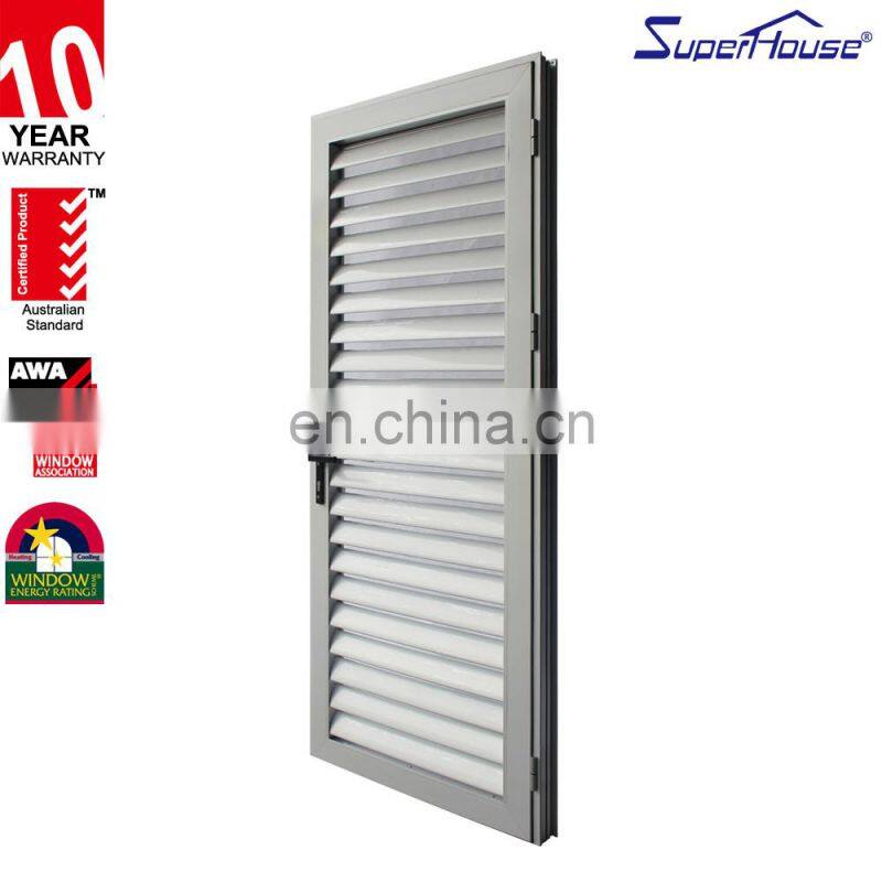 Superhouse Economical exterior aluminium louver swing out door