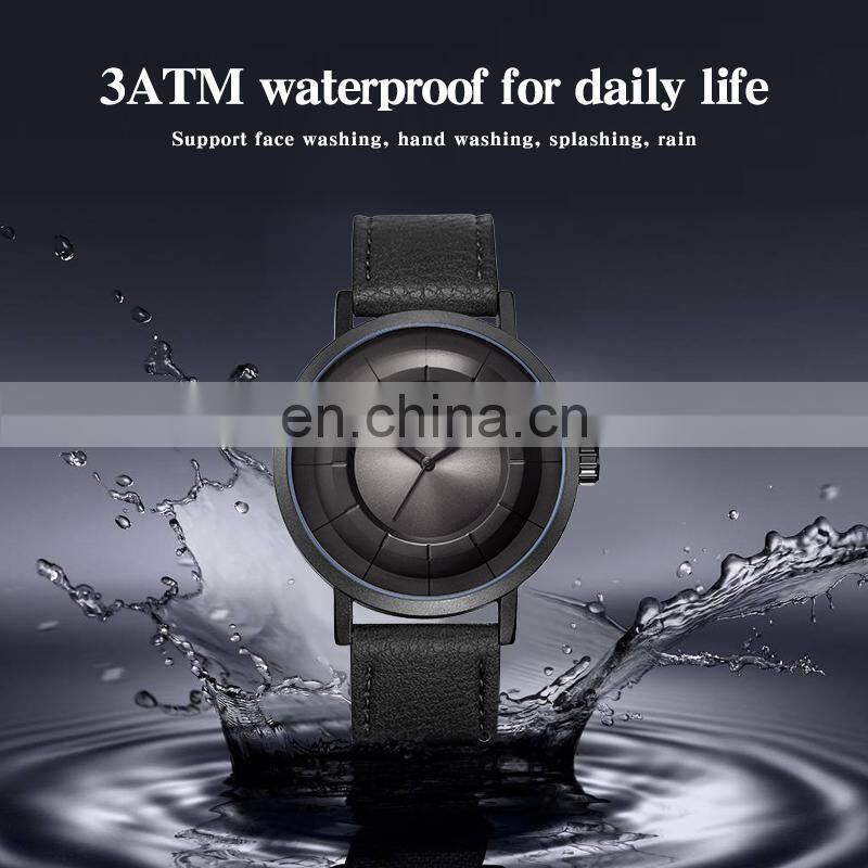 SHENGKE Dropshipping Men Blue Gray Black Leather Watches Luxury Male Sport Rome Watches Gift Christmas