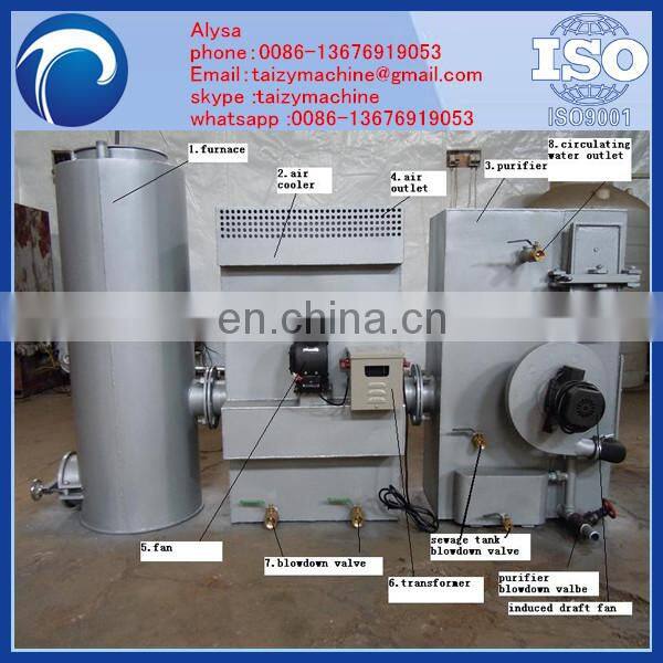 Multifunction small biomass gasifier