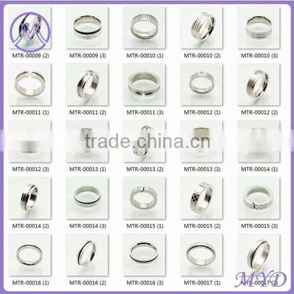 China wholesale jewelry stainless steel mens rings