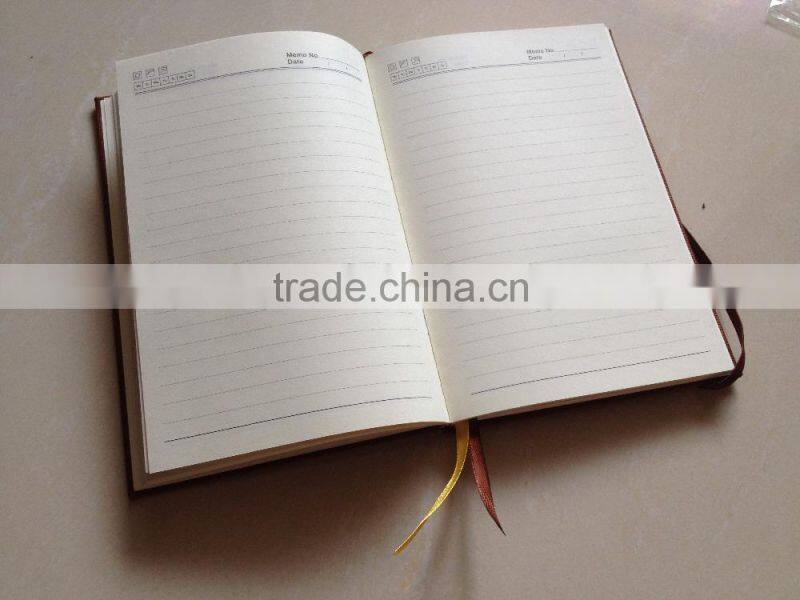 Custom logo notebook with rubber band for closure
