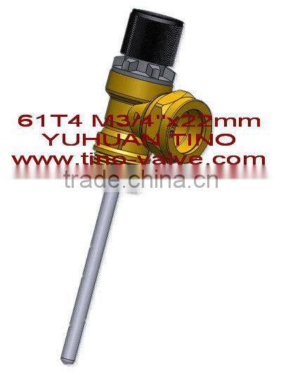 Temperature and pressure relief valve tp relief valve RMC with auxiliary relief device