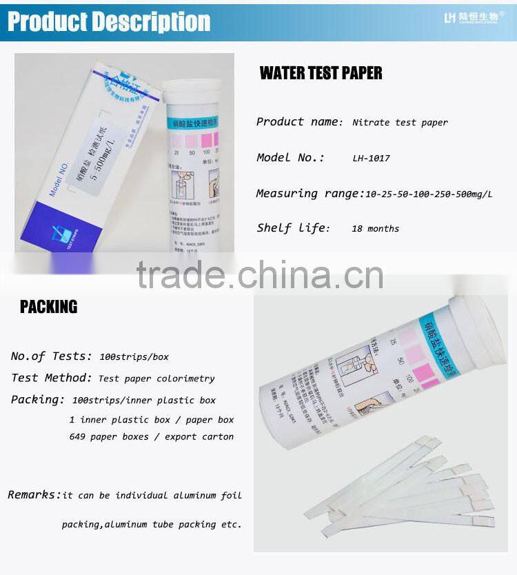 nitrate test strip