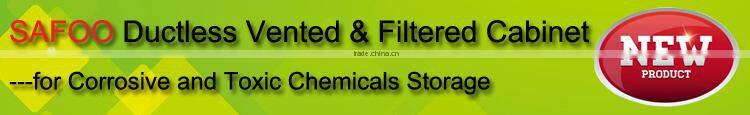 Ductless ventilation Storage Cabinet for Toxic & corrosive Chemicals