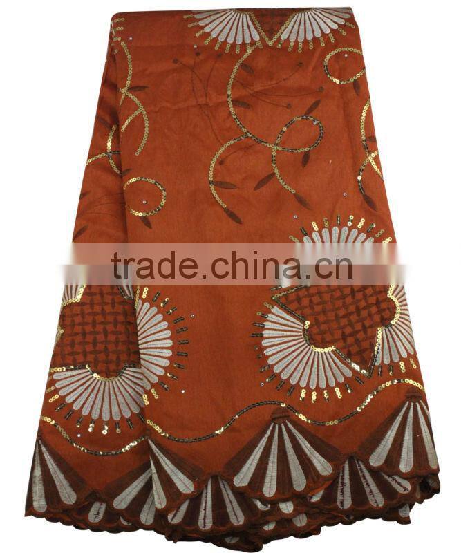 african sequin woven george lace comfortable fabric GP1001 Red