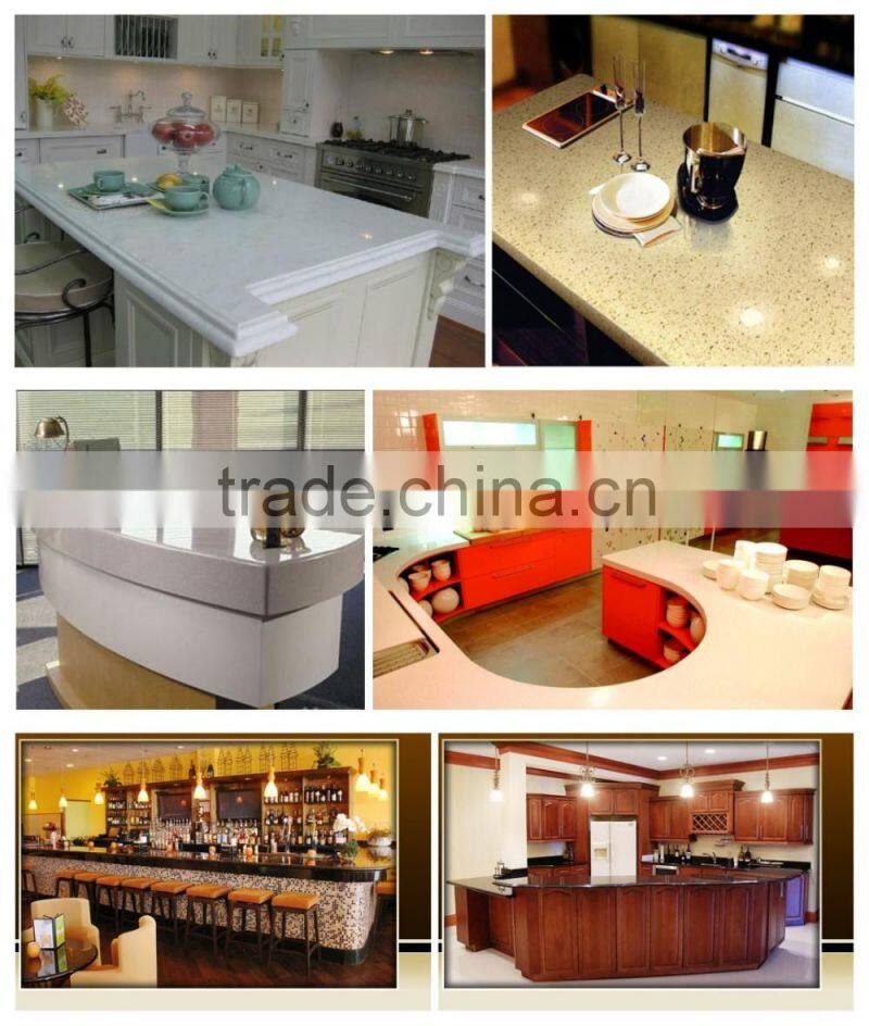 bathroom counter top/quartz table tops/solid surface quartz counter tops