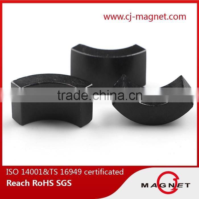 Segment shape n35h-n50h sintered neodymium magnet for air conditioning compressor professional manufacturer