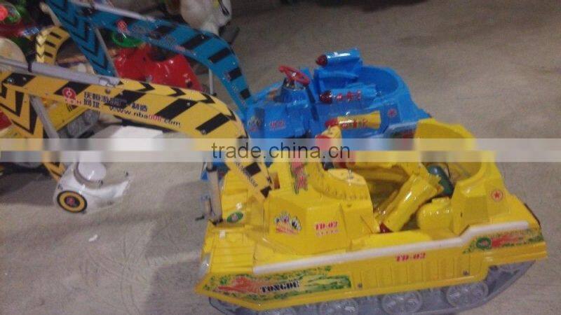 2015 Children's Toys mini electric riding machines amusement park kids mini excavator