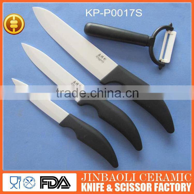 Professional china factory ceramic kitchen knife set