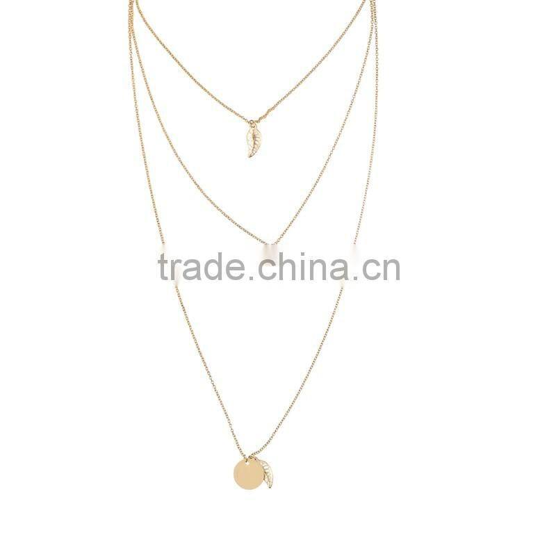 Fashionable Handmade Jewelry Charms 24k Saudi Gold Necklace 2016