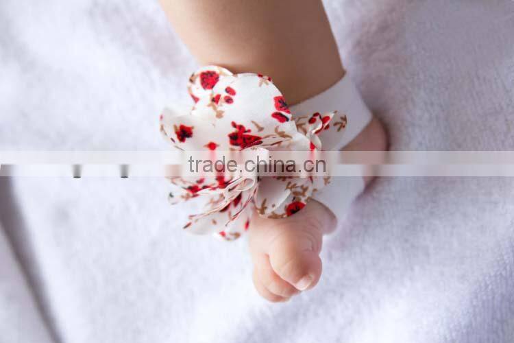 lovely baby barefoot sandals.for Boutique,gift 2014
