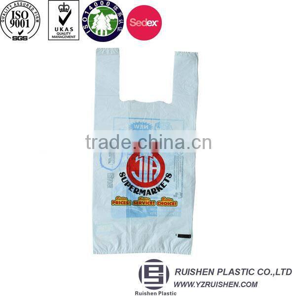 Reusable HDPE T-shirt Present Packing Bag