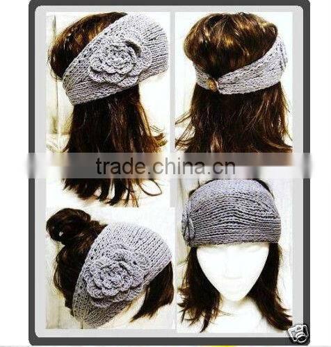 Fashion Handmade Flower Girl Crochet Headband