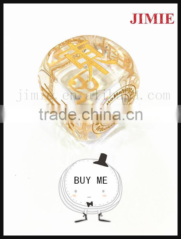 150mm custom acrylic 6 sided big dice