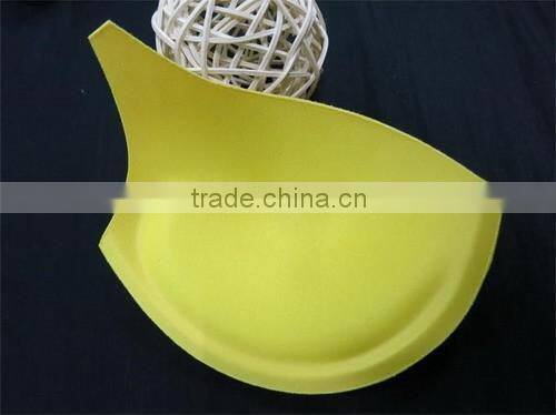 Wholesale Yellow Foam Bra Cups for Wedding Dress