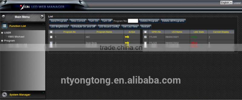 Solar Power 5 color VMS Board for advertising