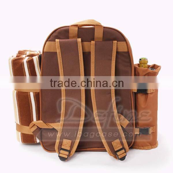 High quality Picnic Bag for 4 Person With Cooler Compartment