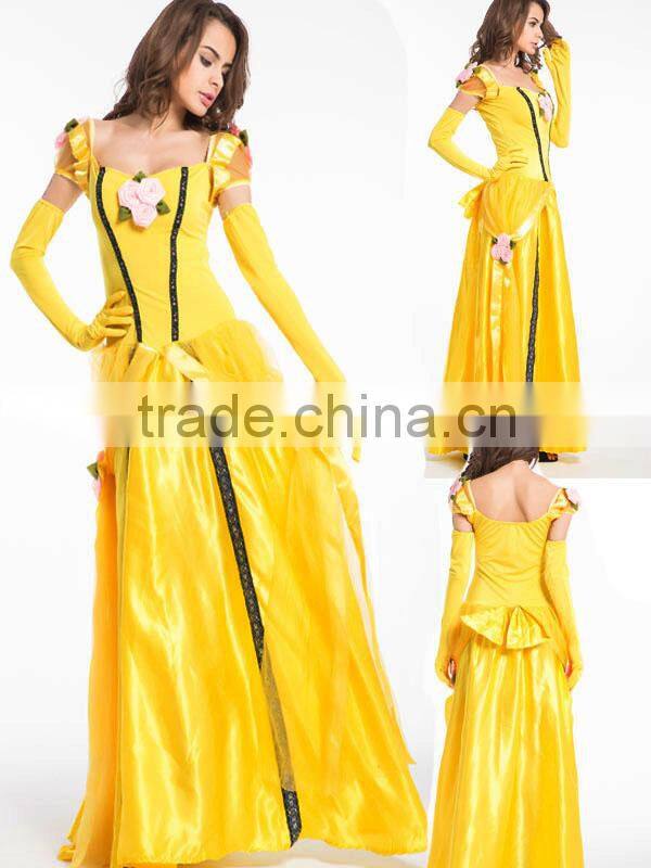 walson sexy costume Women Deluxe Queen Halloween princess Costume Fancy Adult Dress Halloween Partywear outfit