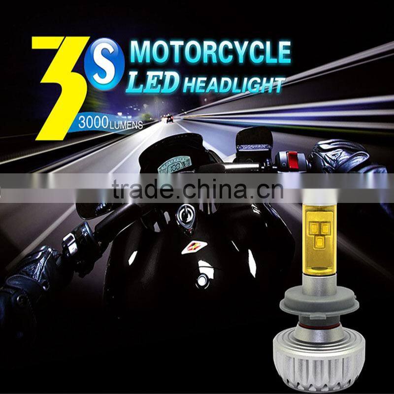 All in one 5 colors changable 3S car led headlight h4 h7 h16 led light bulb h11 9005 9006 for motorcycle