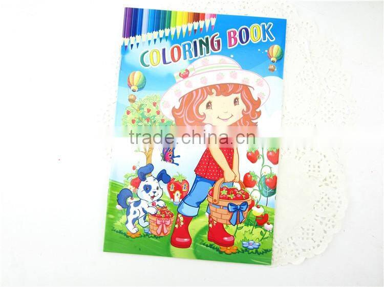 Coloring Book with new cartoon design for kid drawing