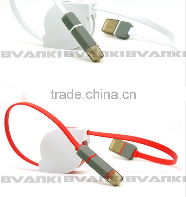 High quality OME and ODM new style high quality I6/micro 2 in 1 usb date cable