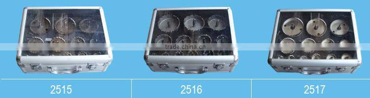 4 pcs plastic blister carbon steel hole saw