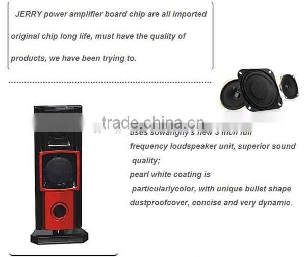 Professional active Multimedia 3.1 surround home theatre audio system bluetooth portable speaker with usb port