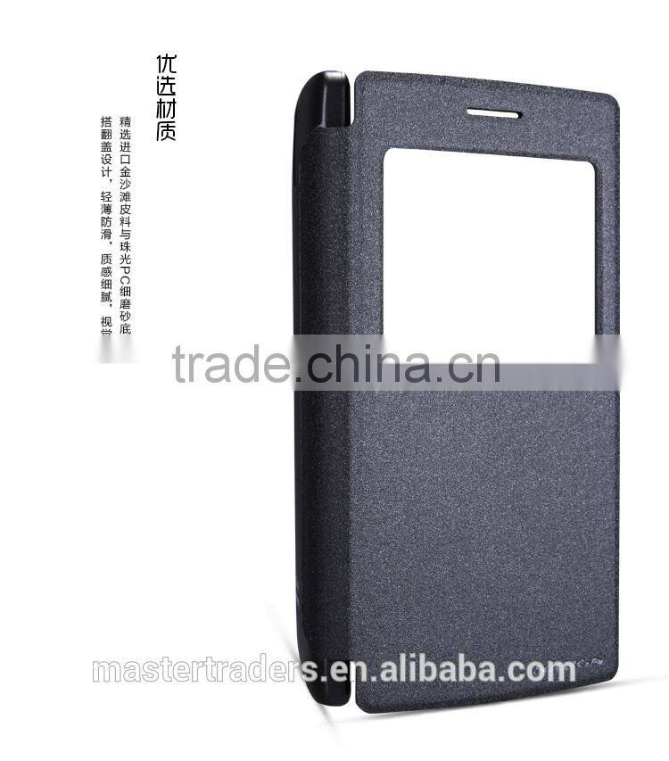 Origianl NILLKIN Sparkle Series Flip Luxury PU Leather Case Skin Back Cover For One Plus MT-2749