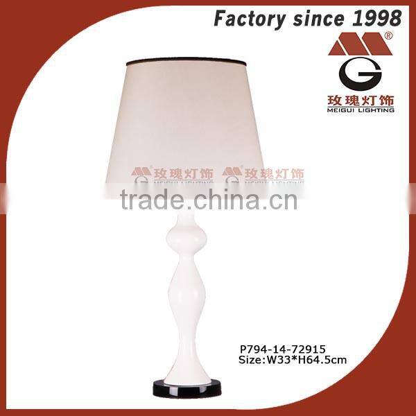 polyresin pure white floor lights with acrylic base