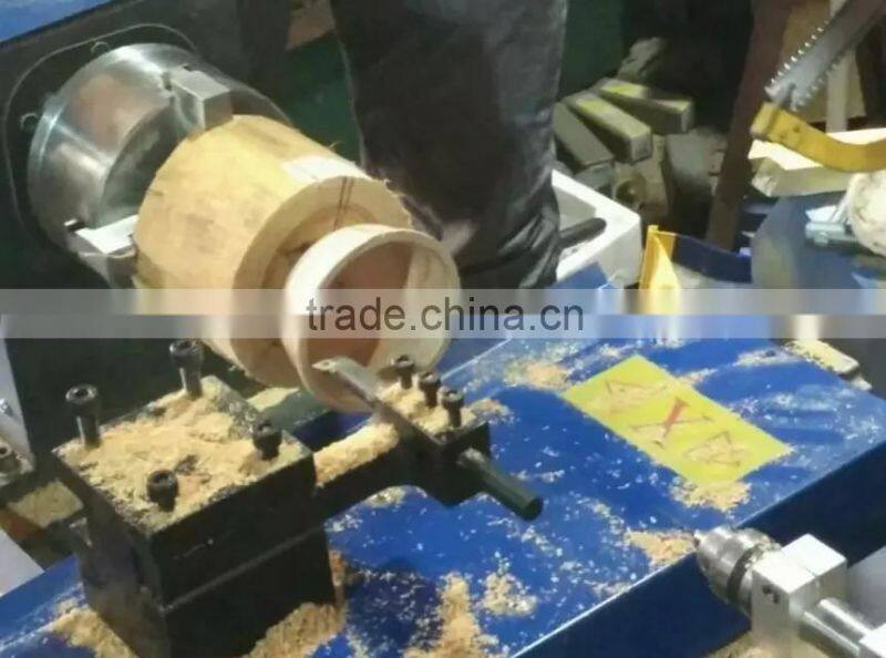 KC340 mini lathe machine CNC wooden bowl making machine/cnc turning machine