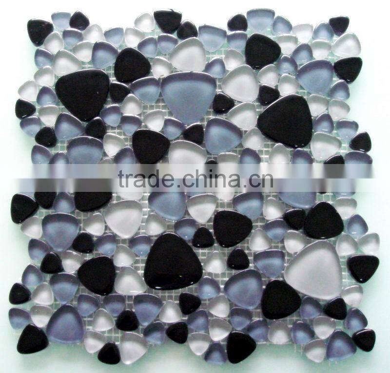Glass Infinity Pebble Mosaic