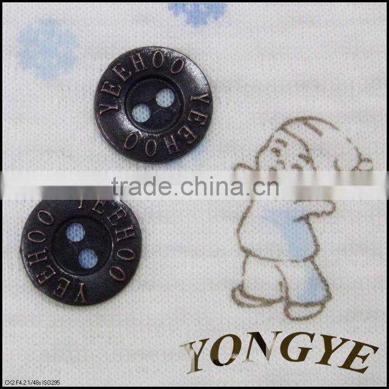 Two holes sewing button