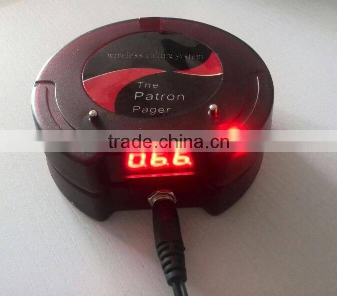 HOT SELL Wireless guest paging system Restaurant calling Transmitter wireless coaster pager