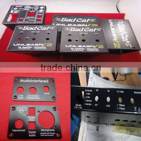 Custom aluminum amplifiers case/only aluminum case