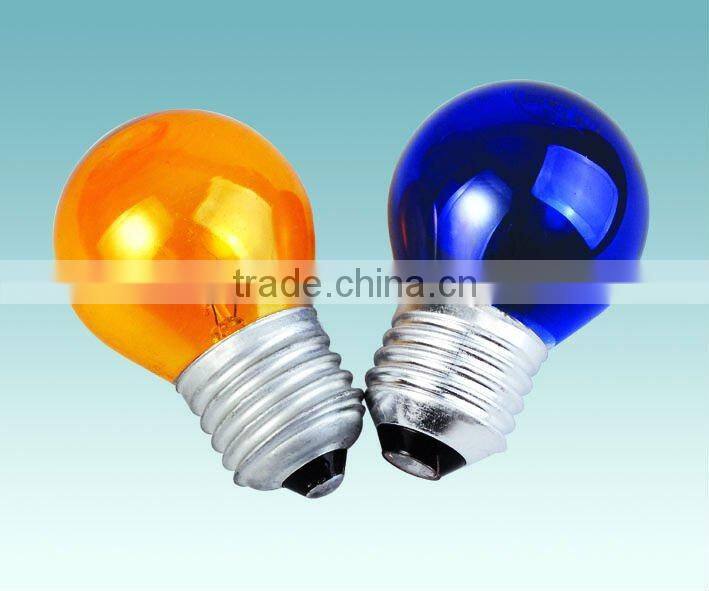 global bulb G45 colour 230V E27 for Pakistan market