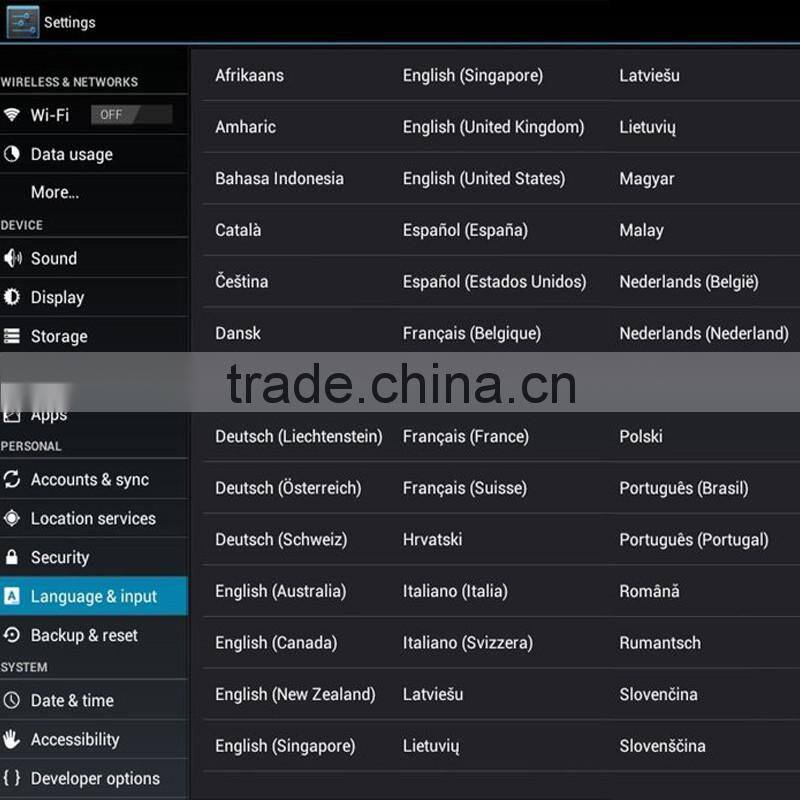 White With GPS WIFI Bluetooth Phone For Android 4.4 Core 7 inch Tablet PC