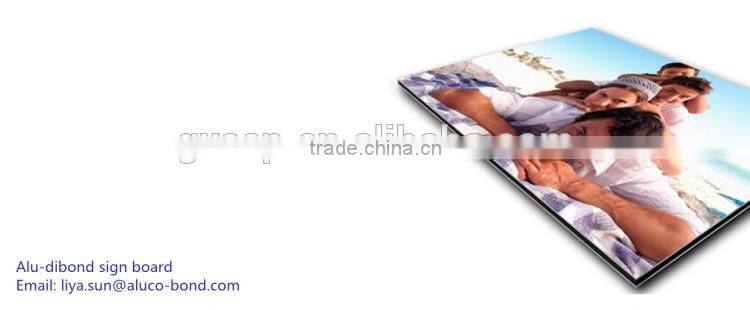 Digital signage aluminium composite panel