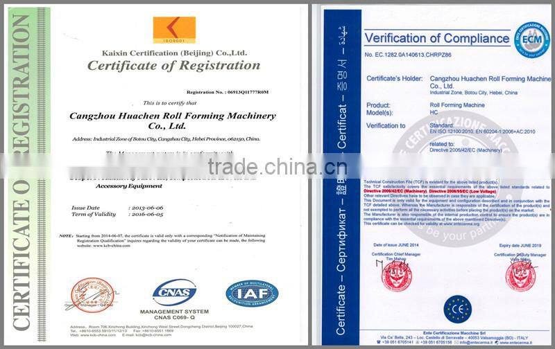 china supplier HC35-27 Galvanized Wall Tile Making Machine / Steel Roofing Profile Cold Roll Forming Machine