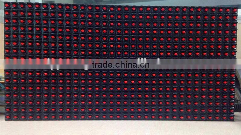 High quality p10 outdoor single color led display module for p10 led module price