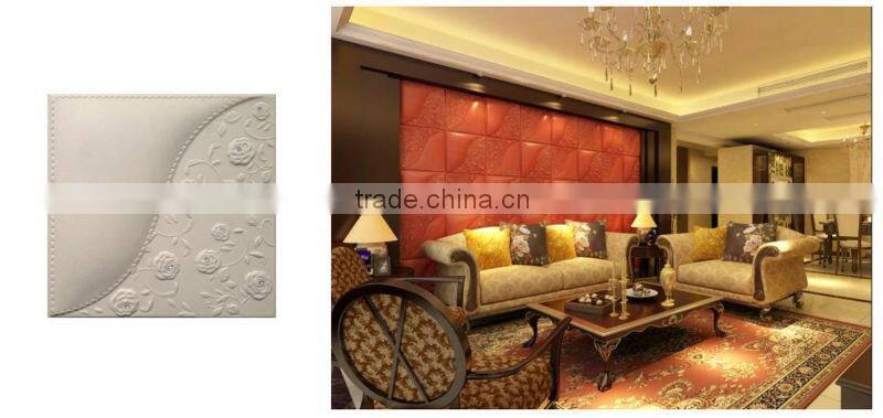 GLM Leather wall panel Interior decoration aluminum extrusion profiles wall panels New HOT products bring you new profit