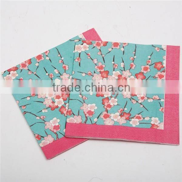 Floral Luncheo/Dinner Napkins Spring Flower Design Vintage Paper Napkins Serviettes 20 Count for Weeding Dinner Party