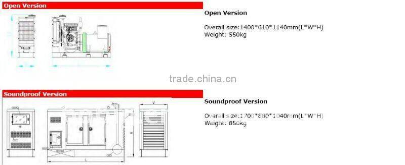 10kva diesel engine generator powered by Quanchai