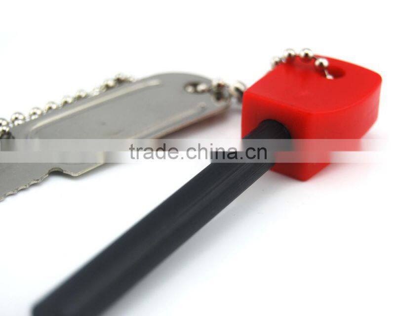 Fire Starter Rescue Survival Emergency Travel Flint--Red