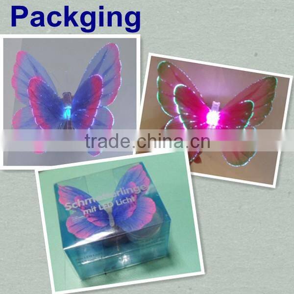 Color Changing LED Fiber Optic Mini Butterfly Light