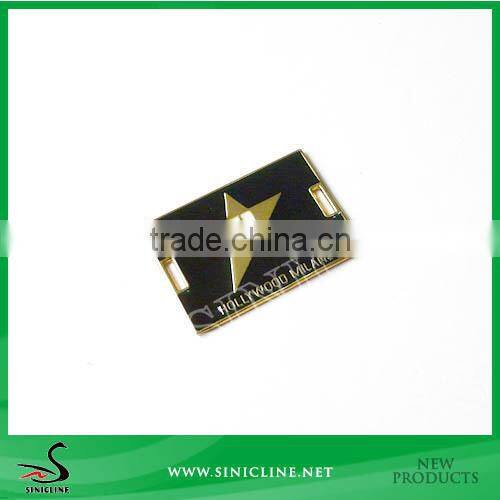 Sinicline Free Design Metal Tag for Jeans with Embossing