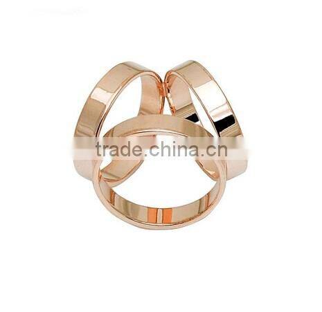 Hot selling fashion three ring scarf pin brooch/