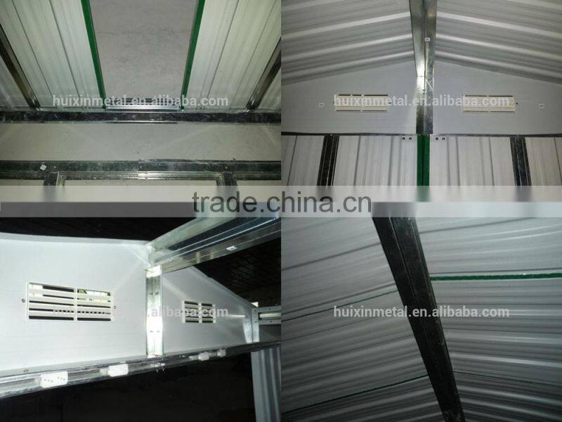prefabricated steel shed with storage tools function(HX81122)