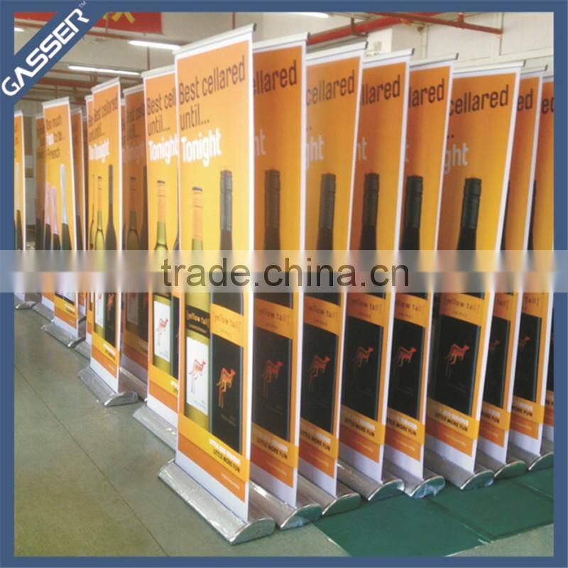 customize full color personalized banner printing banner stand roll up