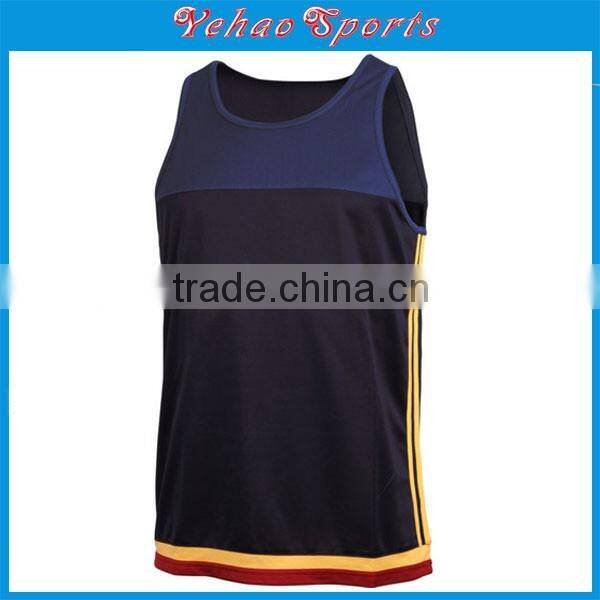 custom dri fit blank gym mens stringer singlet